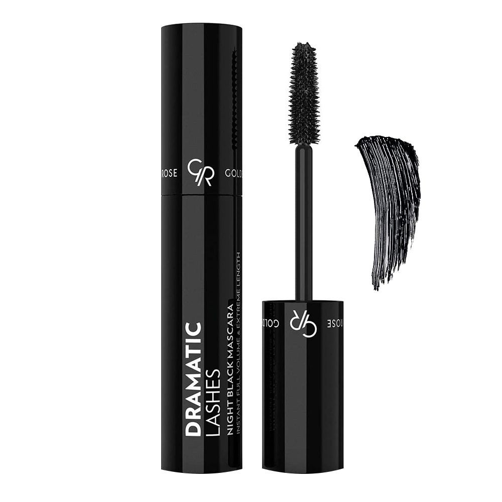 Golden Rose Dramatic Lashes Instant Full Volume & Extreme Length Night Mascara, Black