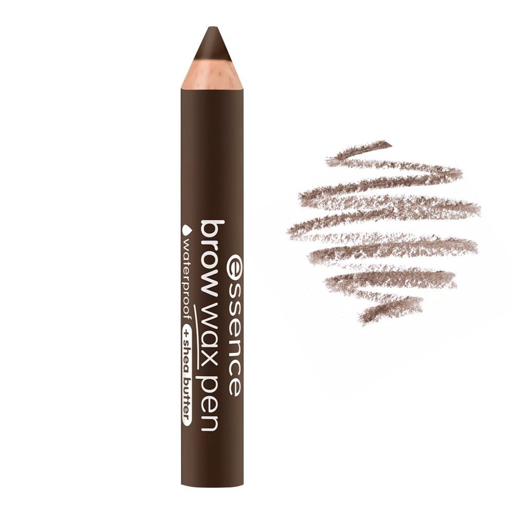 Essence Eye Brow Wax Pen Waterproof + Shea Butter, Deep Brown, 05