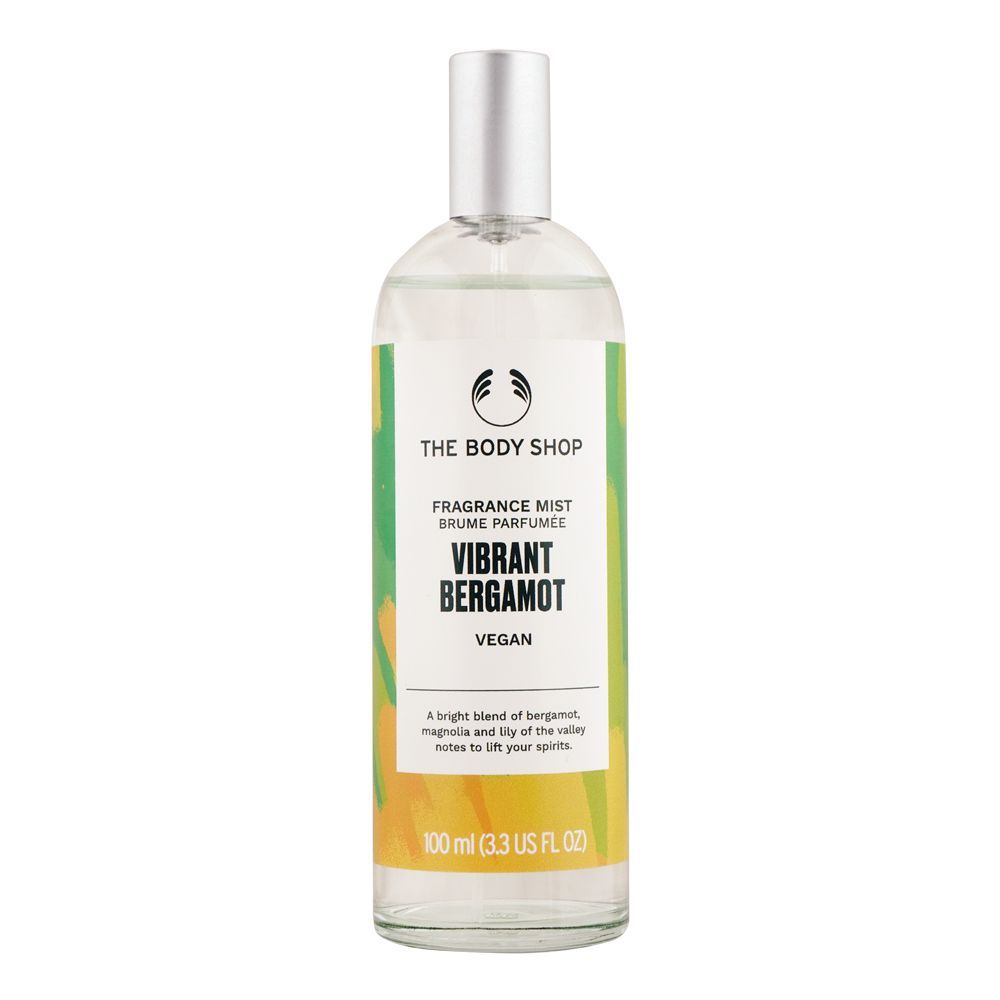 The Body Shop Vibrant Bergamot Fragrance Mist, Vegan, 100ml