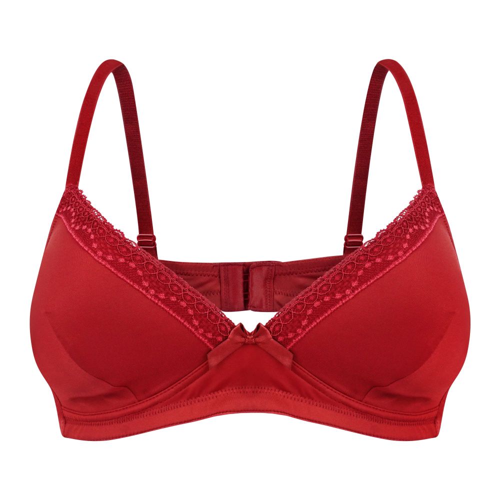 BLS Clarie Wireless and Padded Bra, Burgundy, BLSNPD01