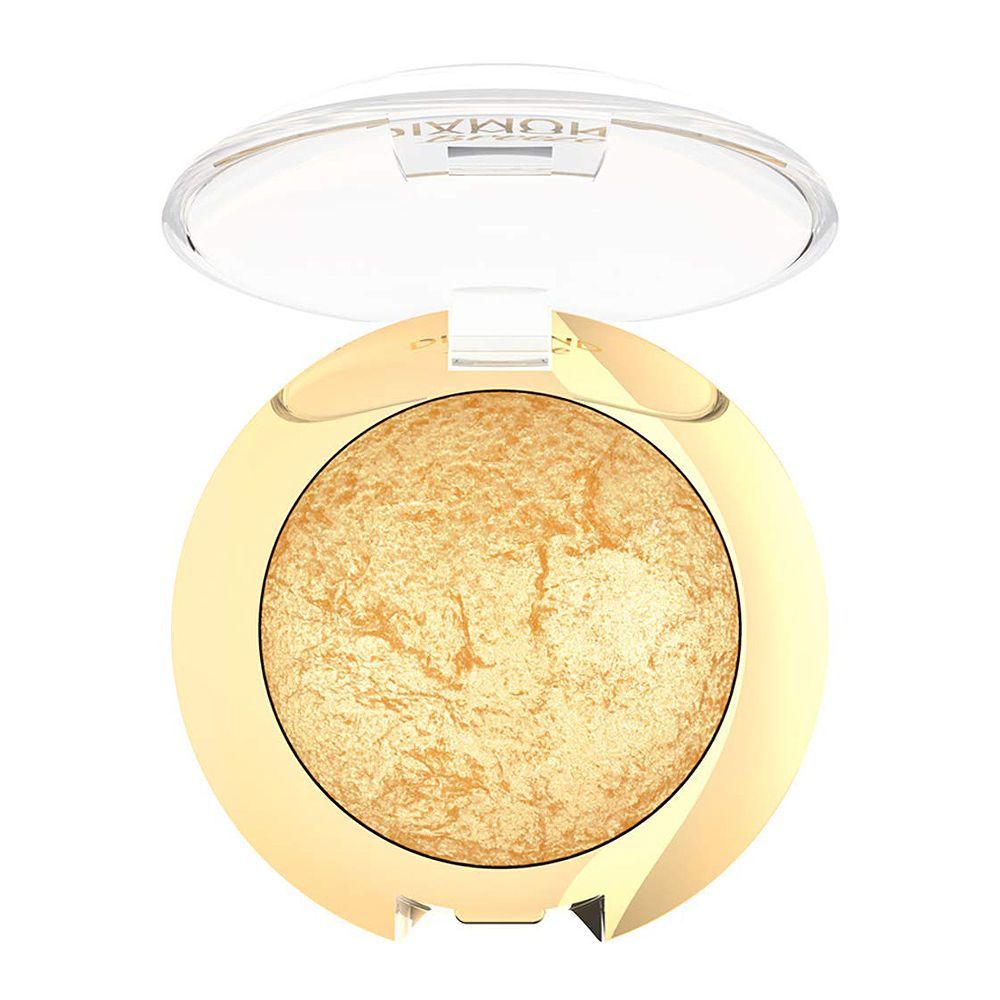 Golden Rose Diamond Breeze Shimmering Baked Eye Shadow, 01, 24K Gold