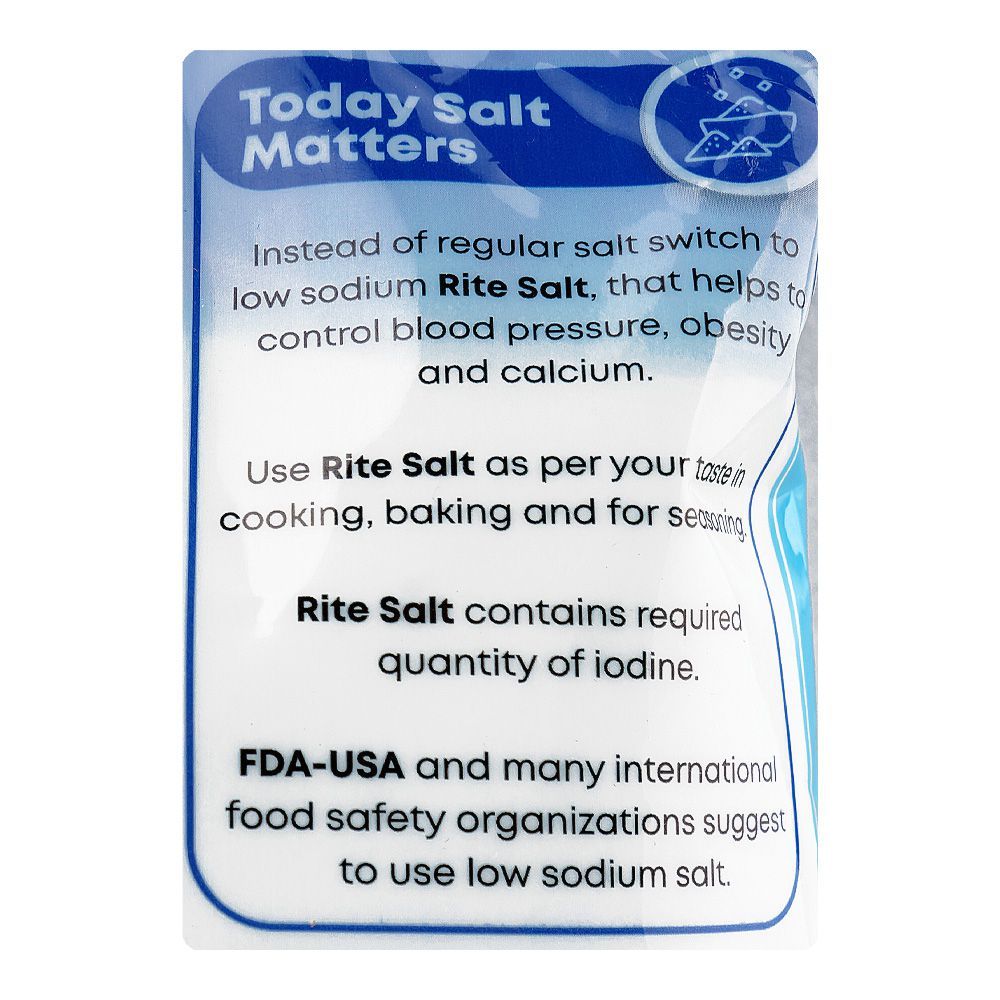 Rite Salt, 800g, Pouch