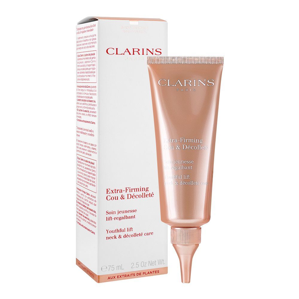 Clarins Paris Extra-Firming Youthful Lift Neck Cream, 75ml