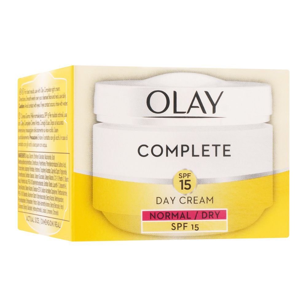 Olay Complete Normal/Dry SPF 15 Day Cream, Hydrates, Nourishes & Protects Skin, 50ml