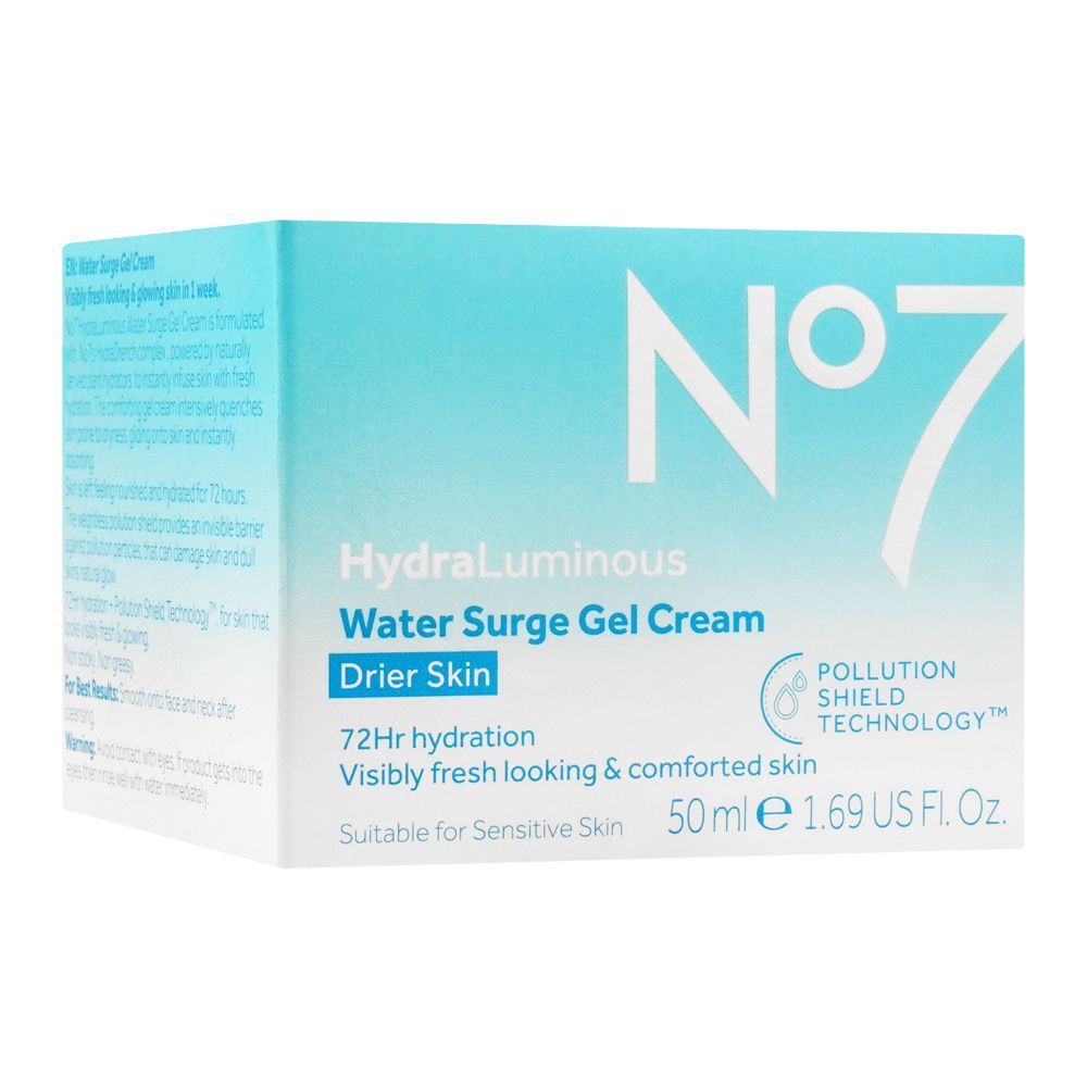 Gel No7 Face Moisturiser Order Boots No Hydra Luminous Water Surge
