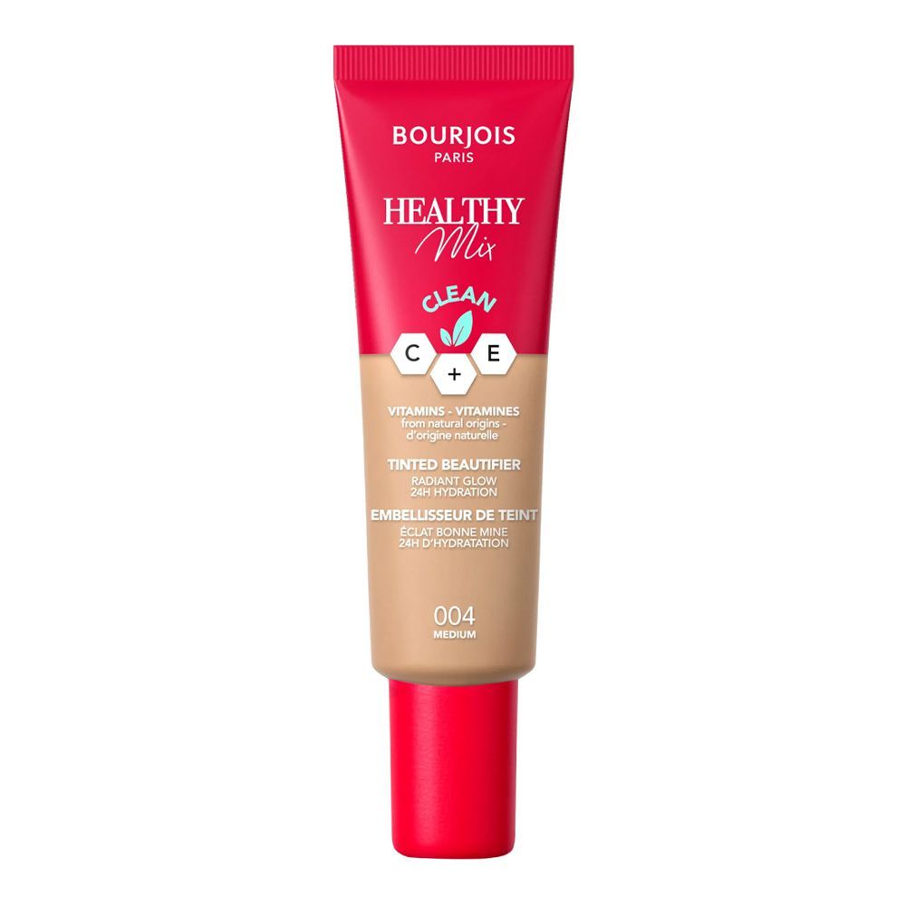 Bourjois Healthy Mix Clean C + E Tinted Beautifier, 004, Medium