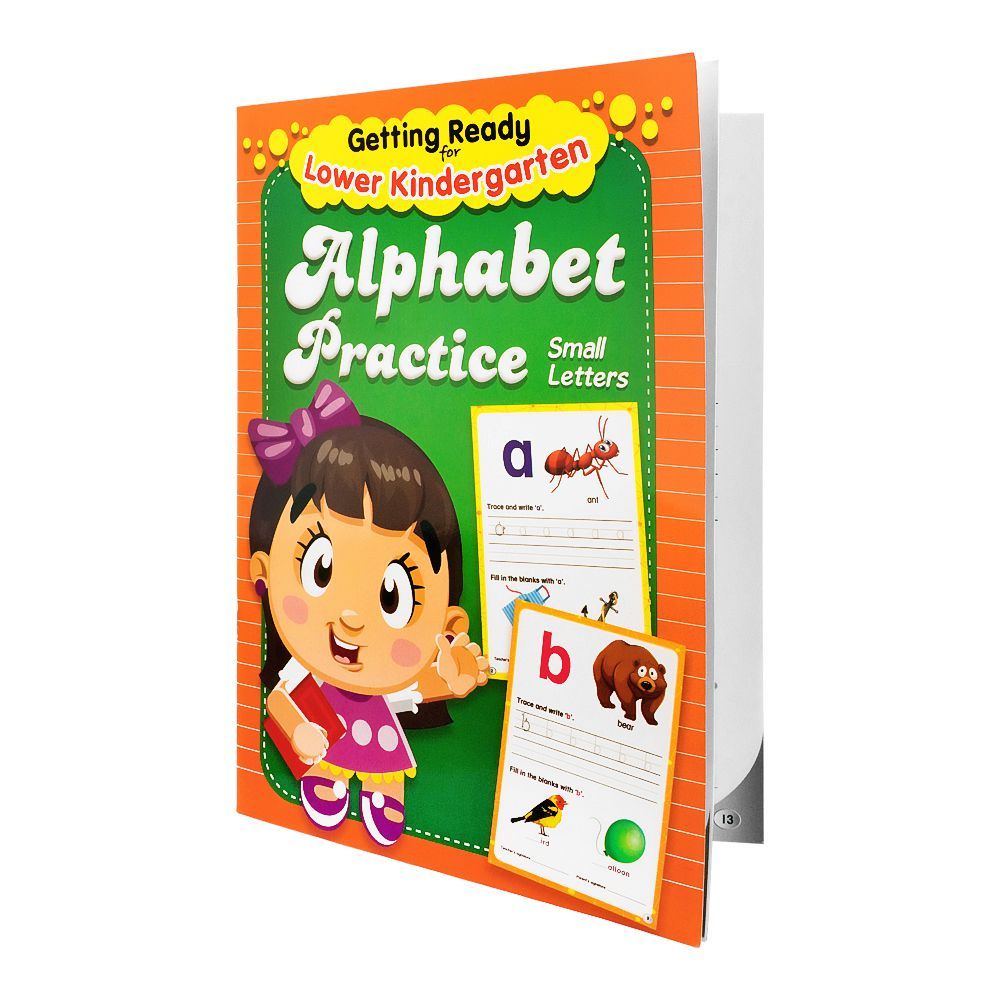 Getting Ready For Kindergarten Small Alphabet Practice, Book