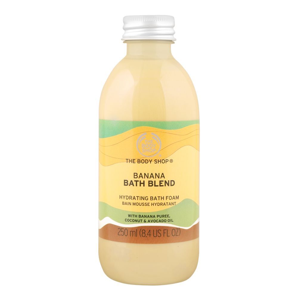 Order Body Shop Banana Bath Blend Hydrating Bath Foam 250ml Online At order-body-shop-banana-bath-blend-hydrating-bath-foam-250ml-online-at