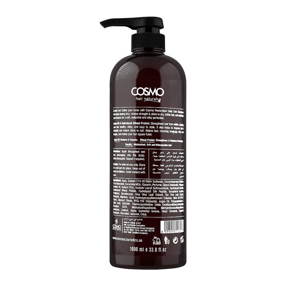 Buy Cosmo Hair Naturals Gentle Daily Care Argan Oil & Wheat Protein ...