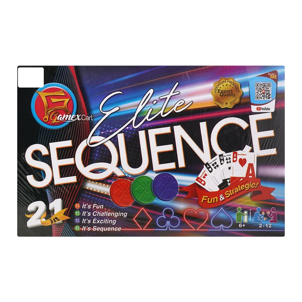 Order Gamex Cart Elite Sequence Game, 433 Online at Special Price in ...