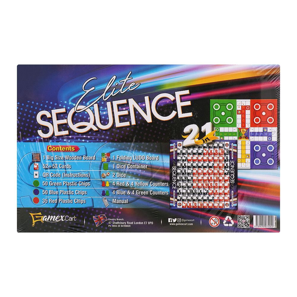 Order Gamex Cart Elite Sequence Game, 433 Online at Special Price in ...