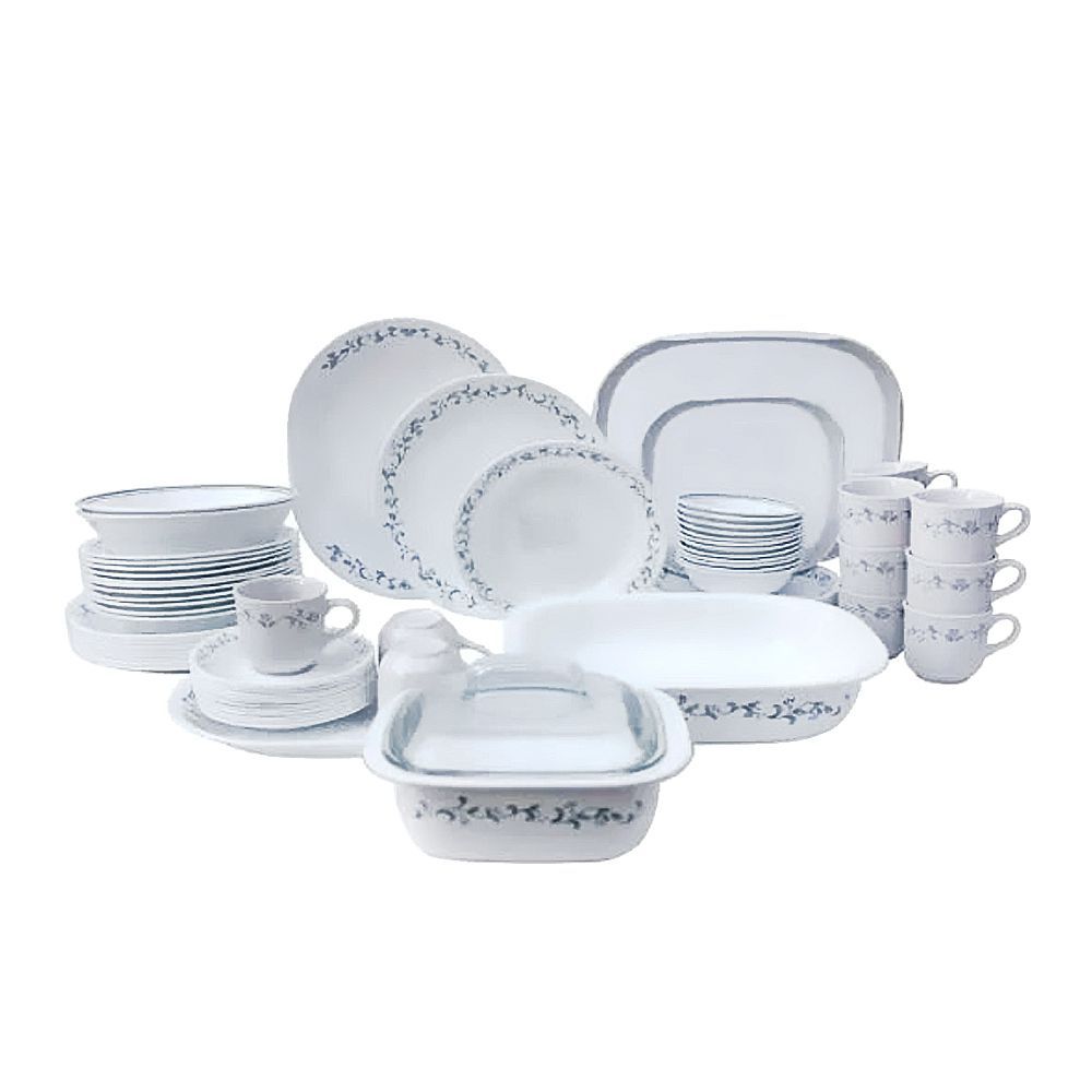 Corelle Classic Dinner Set Country Cottage, 81-Pack, 81-CC-PK