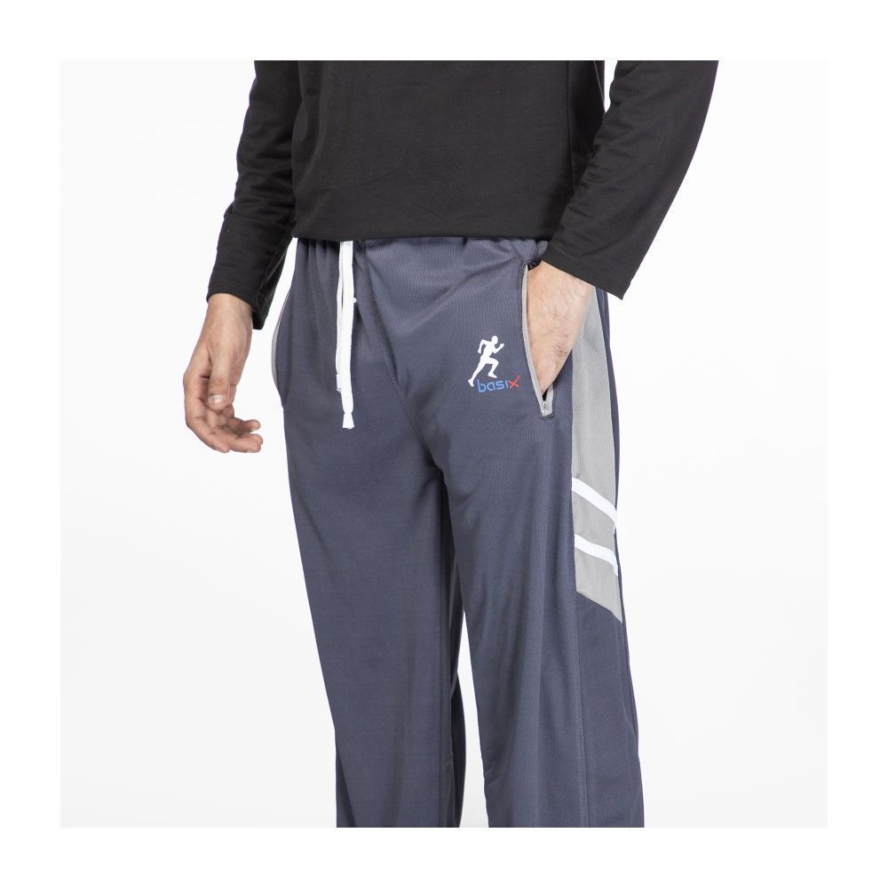 Basix Moisture Wicking Graphite Grey Sport Trouser, ST-704