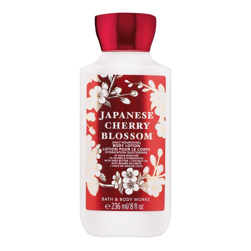 Bath & Body Works Japanese Cherry Blossom Daily Nourishing Body Lotion, 236ml