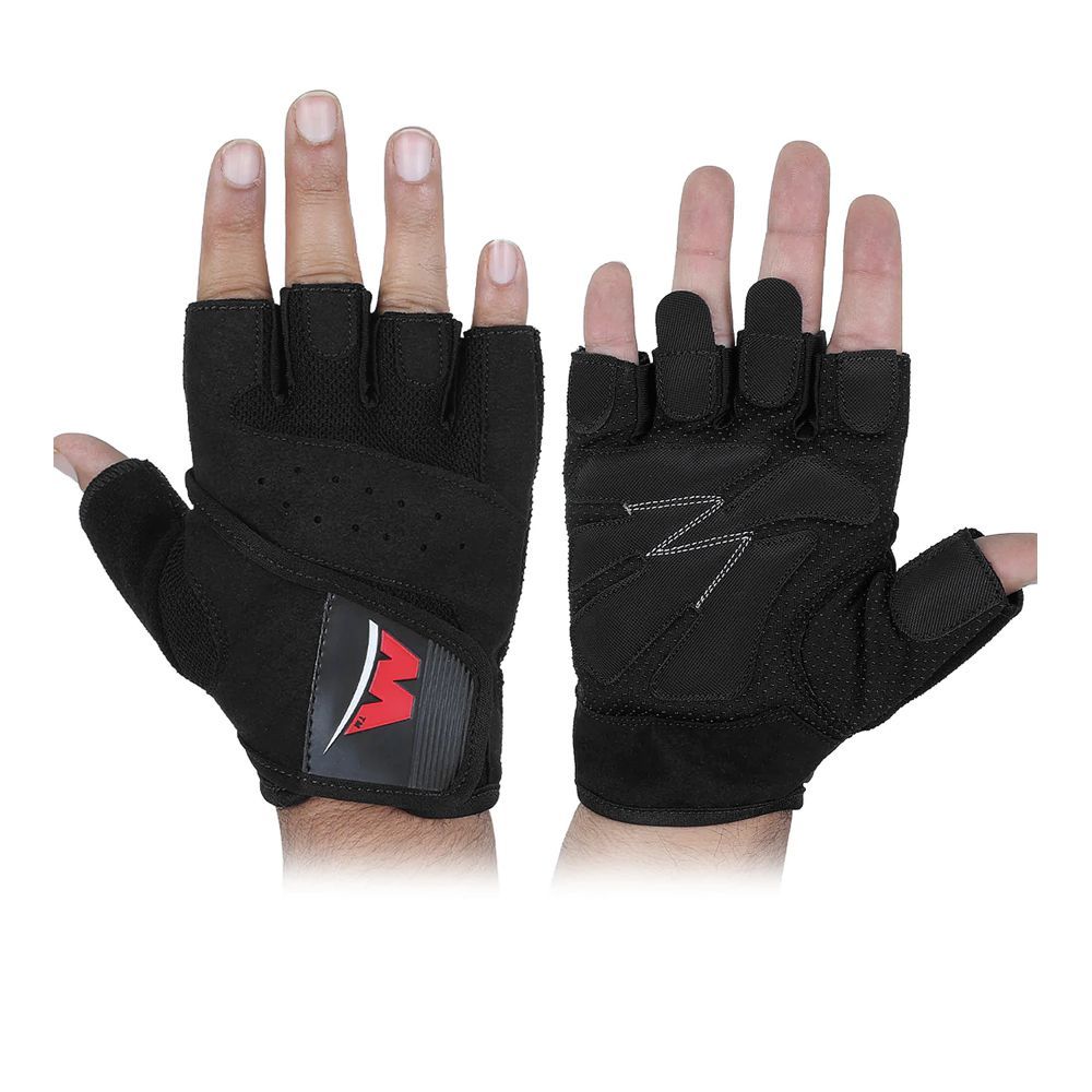 MCD Gym Gloves Pair, Jet Black