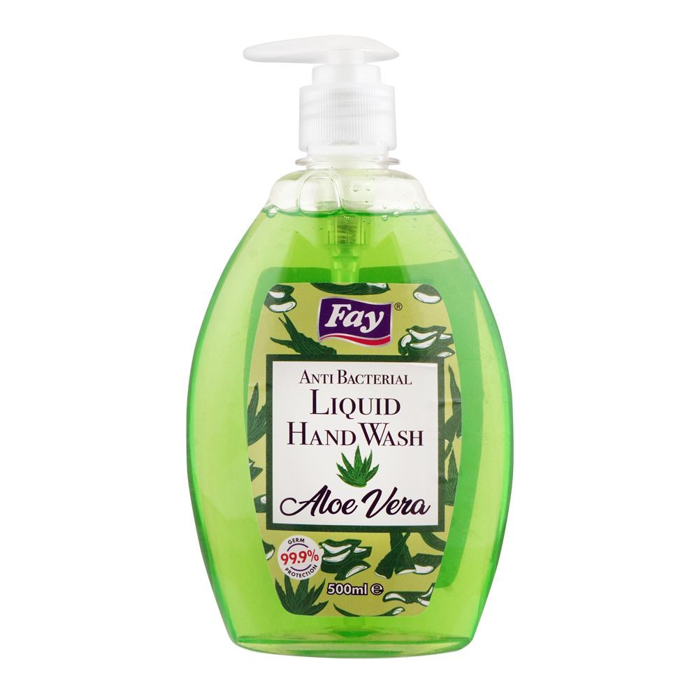 Fay Aloe Vera Anti-Bacterial Liquid Hand Wash, 500ml