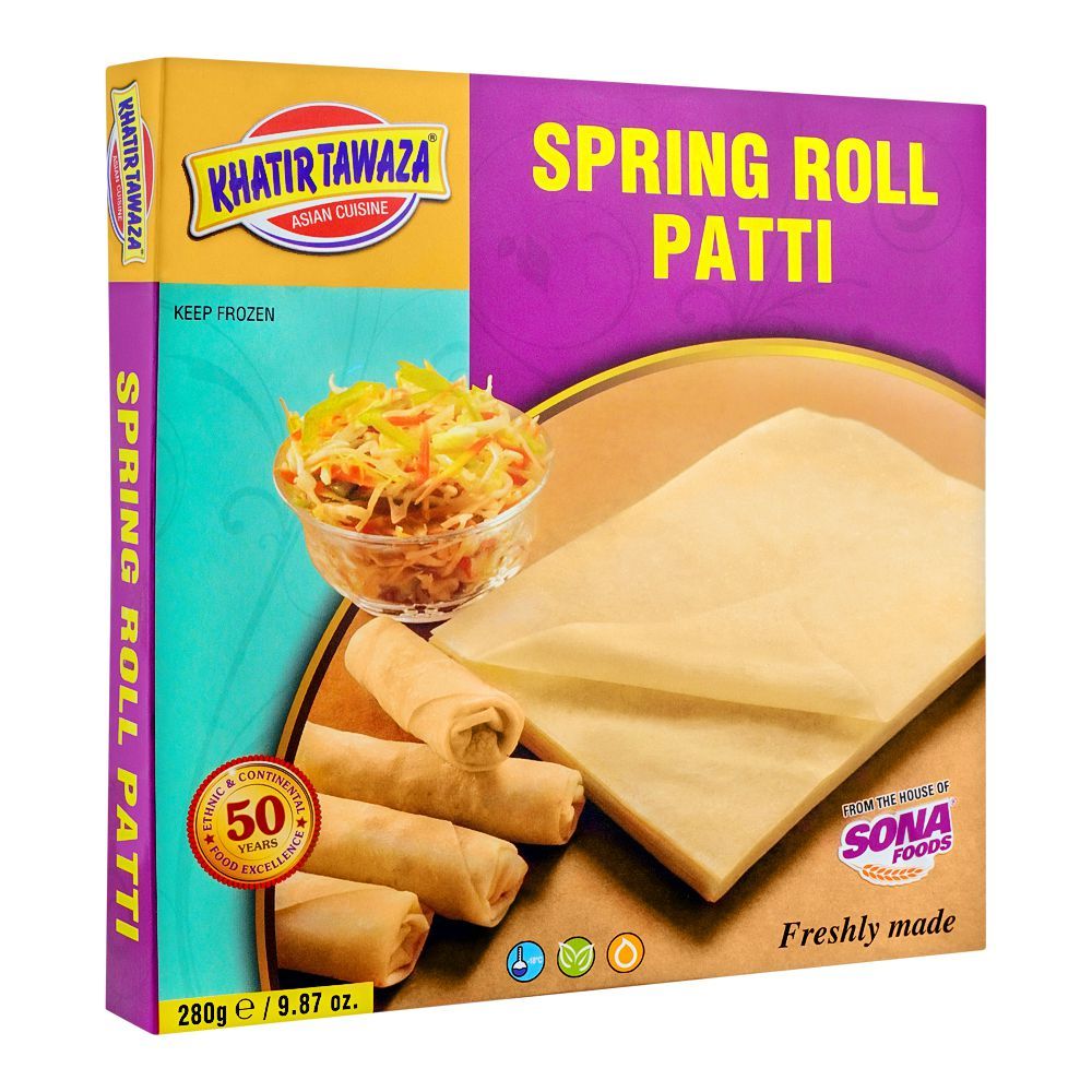 Khatir Tawaza Spring Roll Patti, 280g