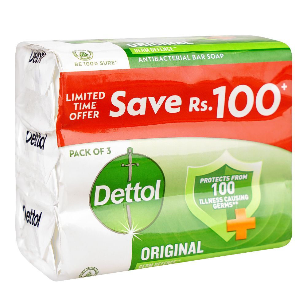 Dettol Original Soap, 3x160g