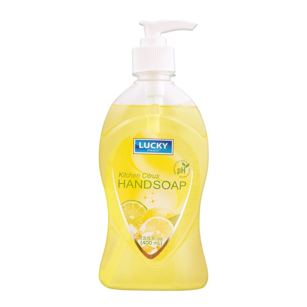 Lucky Classic Kitchen Citrus Hand Soap, 400ml