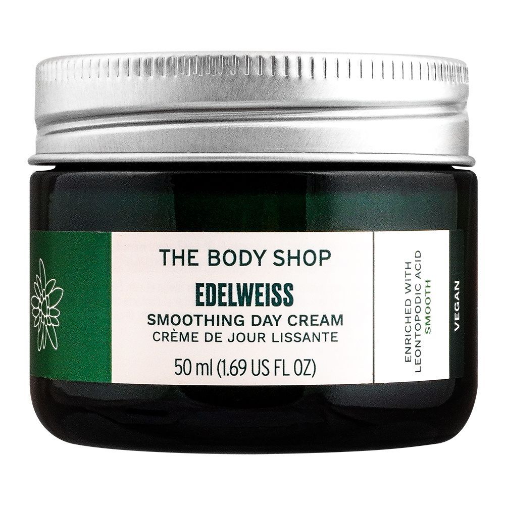 The Body Shop Edelweiss Smoothing Day Cream, Vegan, 50ml