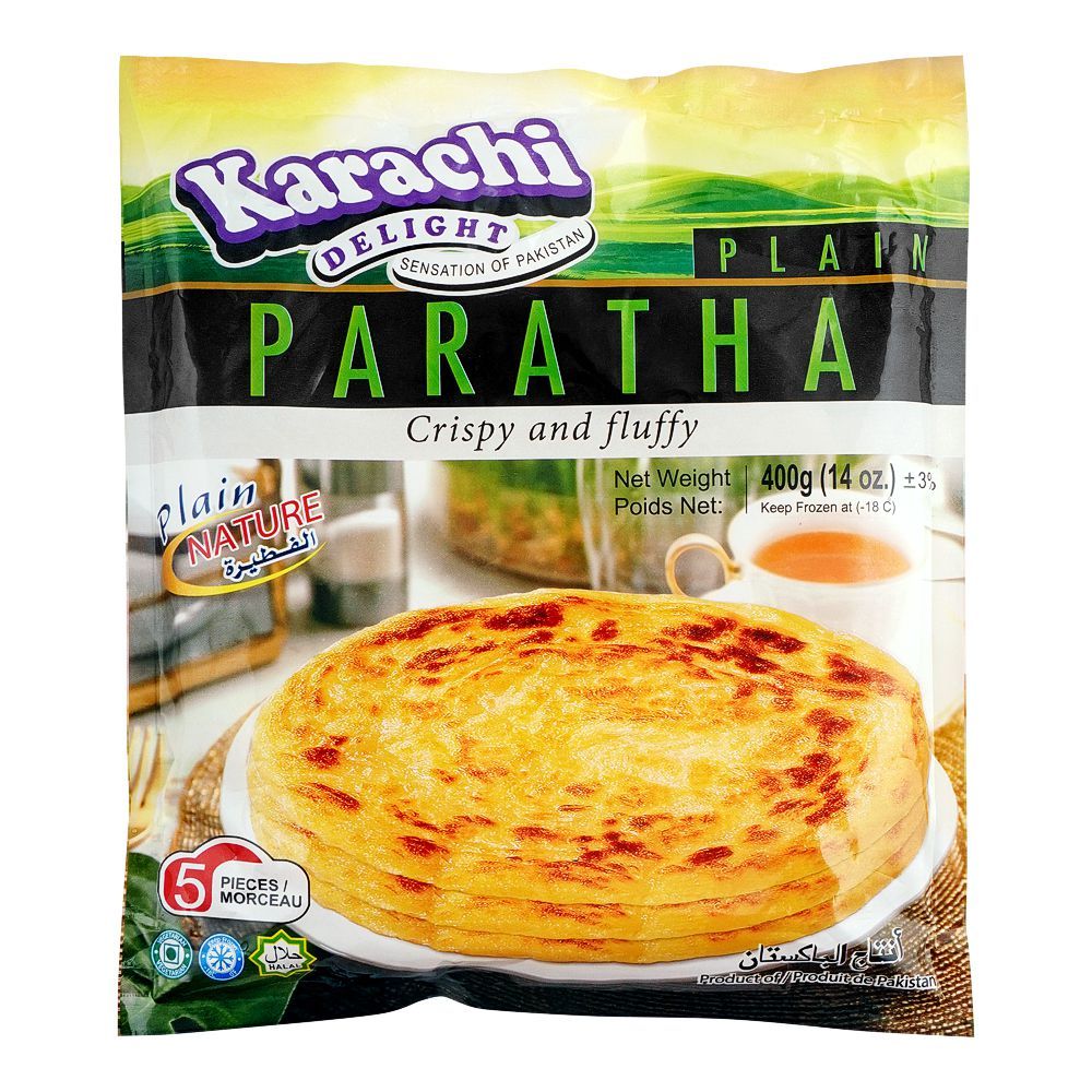 Karachi Delight Plain Paratha 5 Pieces