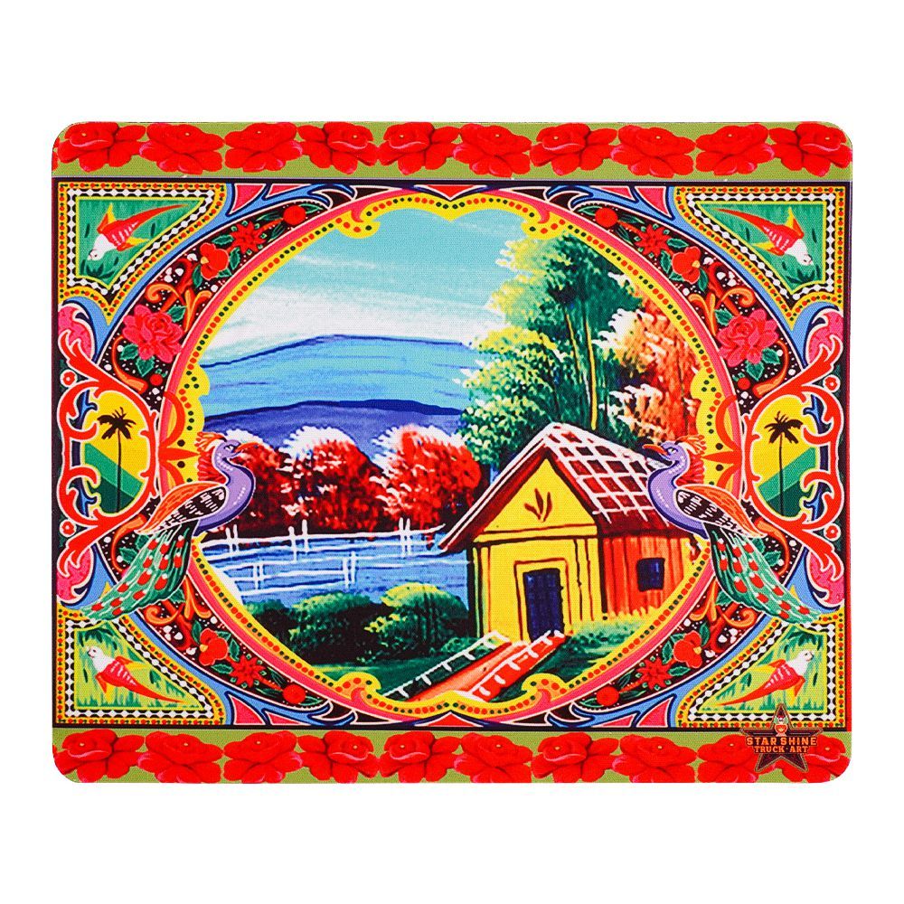 Star Shine Truck Art, Scenery Pakistan Mouse Pads, MP006