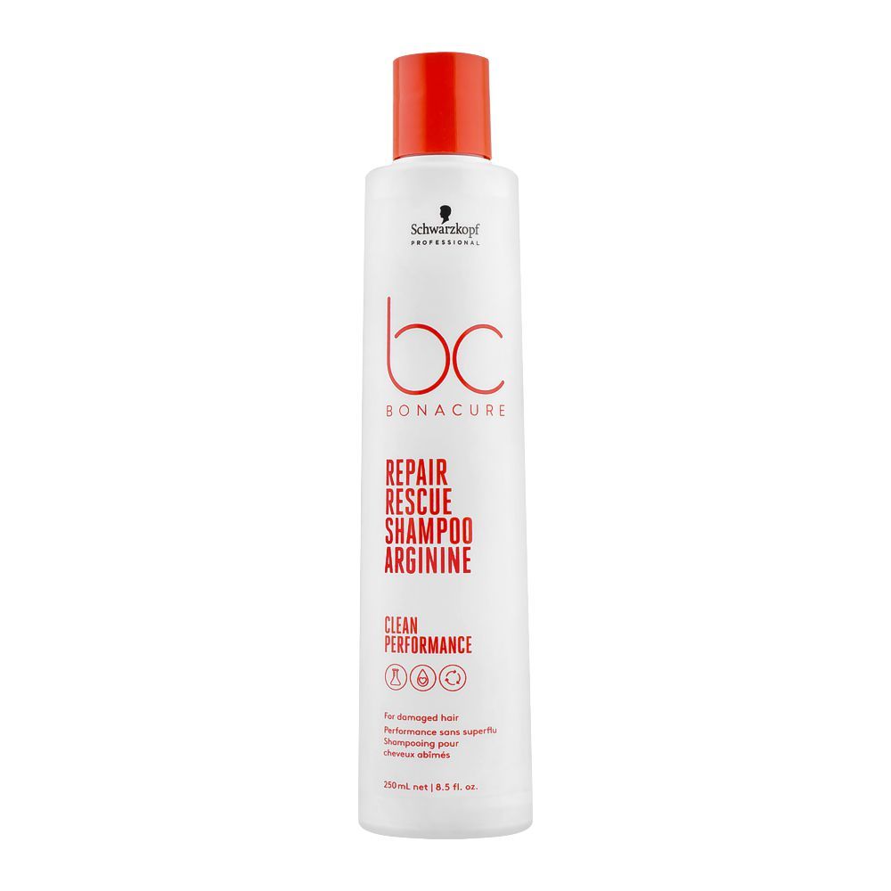 Schwarzkopf BC Bonacure Repair Rescue Arginine Shampoo, For Damaged Hair, 250ml