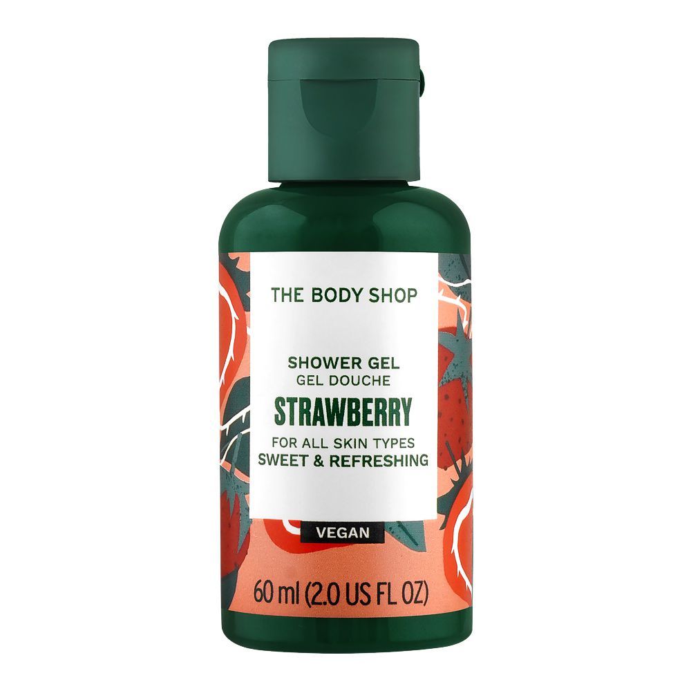 The Body Shop Strawberry Sweet & Refreshing Shower Gel, For All Skin Types, 60ml