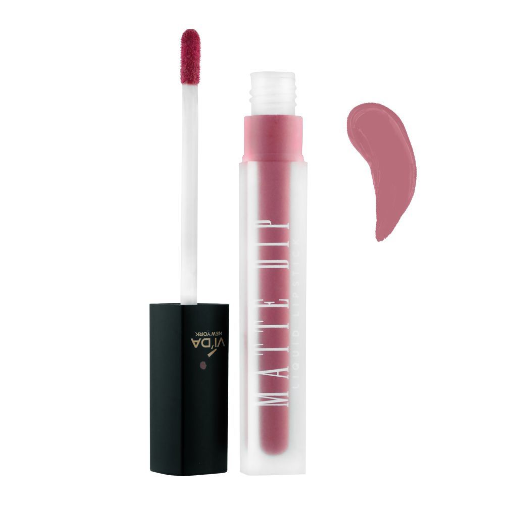 Vi'da New York Matte Dip Liquid Lipstick, 257, Rosewood, 3ml