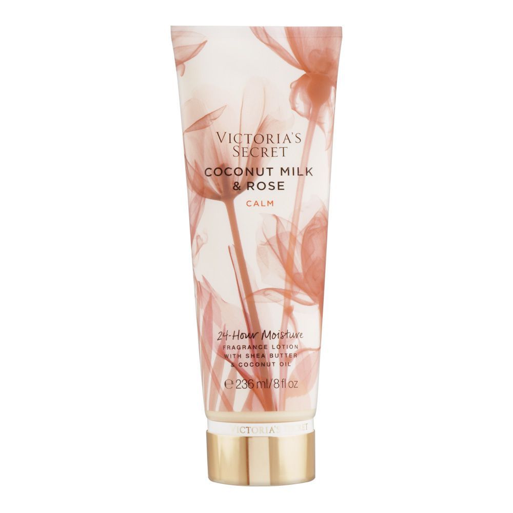 Victoria's Secret Coconut Milk & Rose 24-Hour Moisture Fragrance Lotion, 236ml