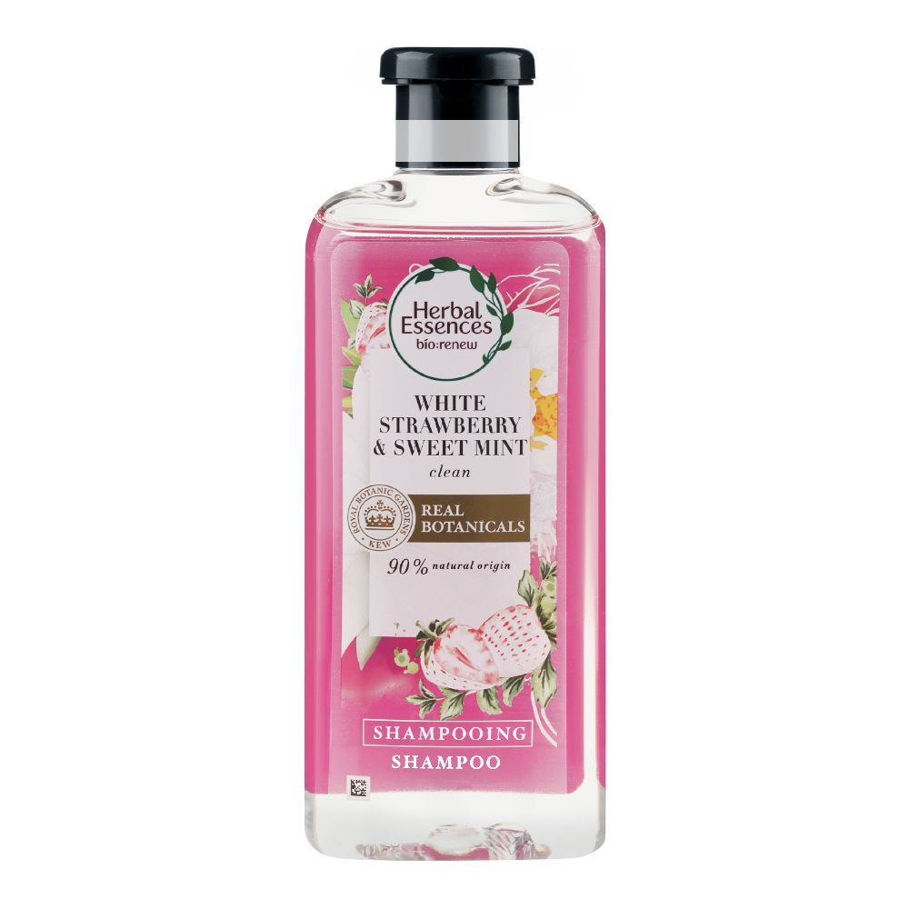 Herbal Essences Pure Real Botanicals White Strawberry & Sweet Mint Clean Shampoo, 250ml