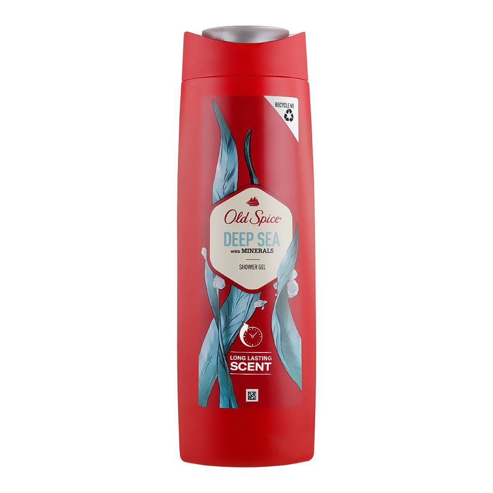 Old Spice Deep Sea With Minerals Long Lasting Scent Shower Gel, 400ml