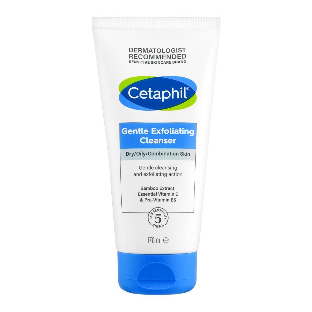 Cetaphil Gentle Exfoliating Cleanser, For Dry, Oily, Combination Skin, 178ml