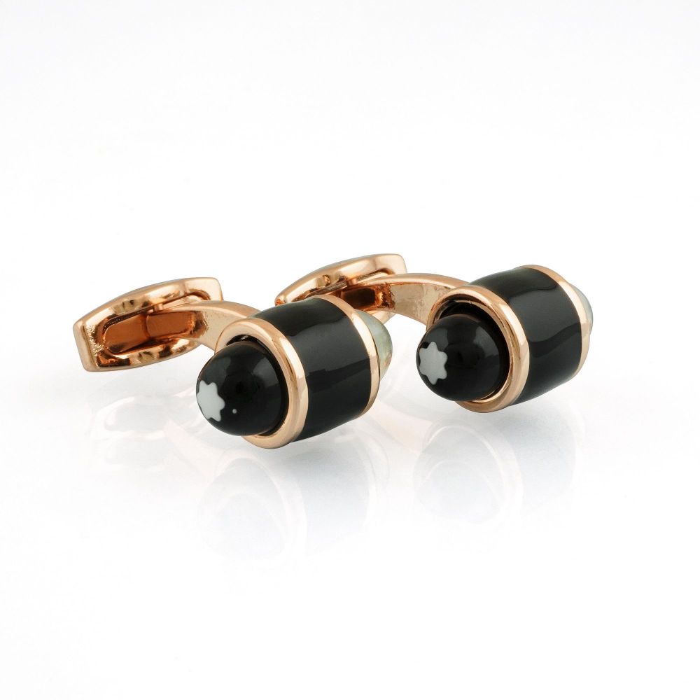 M-B Cufflinks For Men, Rose Gold, C-59