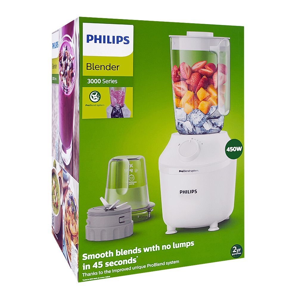 Frullatore Philips HR2041 - 450 W, Vaso 1,9 Litri, Lame In Acciaio Inox - Foto 6