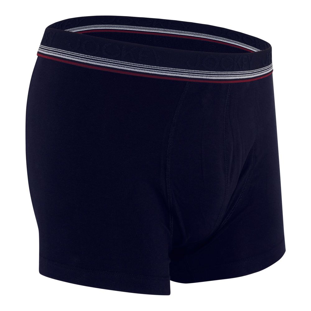 Jockey Fashion Waist Band Knit Boxer Navy, 4022-499