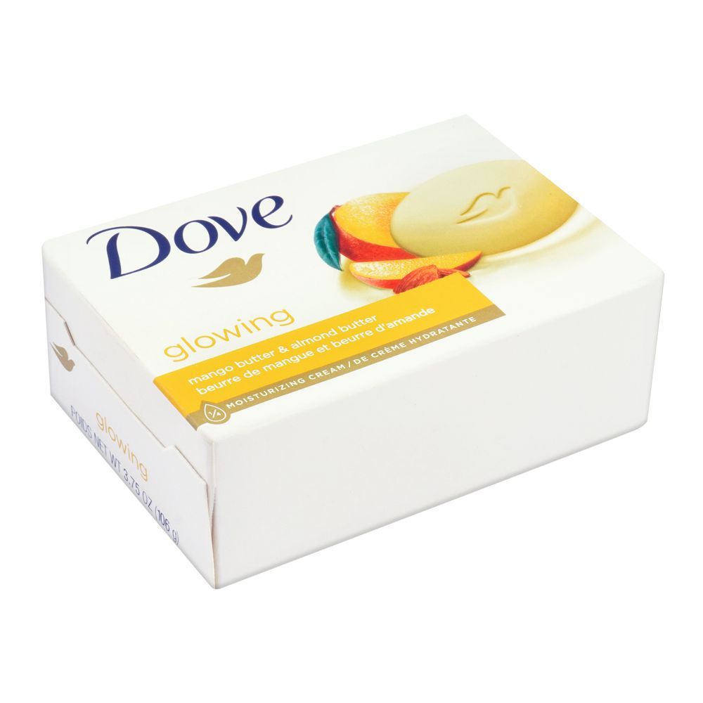 Dove Soap Glowing Mango Butter & Almond Butter, 106g