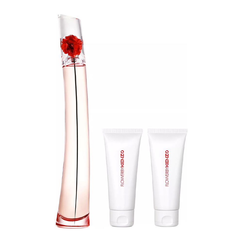 Kenzo Flower By Kenzo L'Absolue Set For Women, Eau De Parfum, 100ml + Eau De Parfum En Lait, 2x75ml