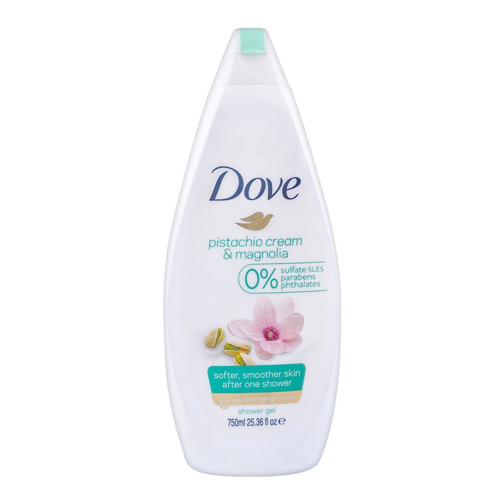 Dove Pistachio Cream & Magnolia 0% Sulfate SLES Body Wash, 750ml