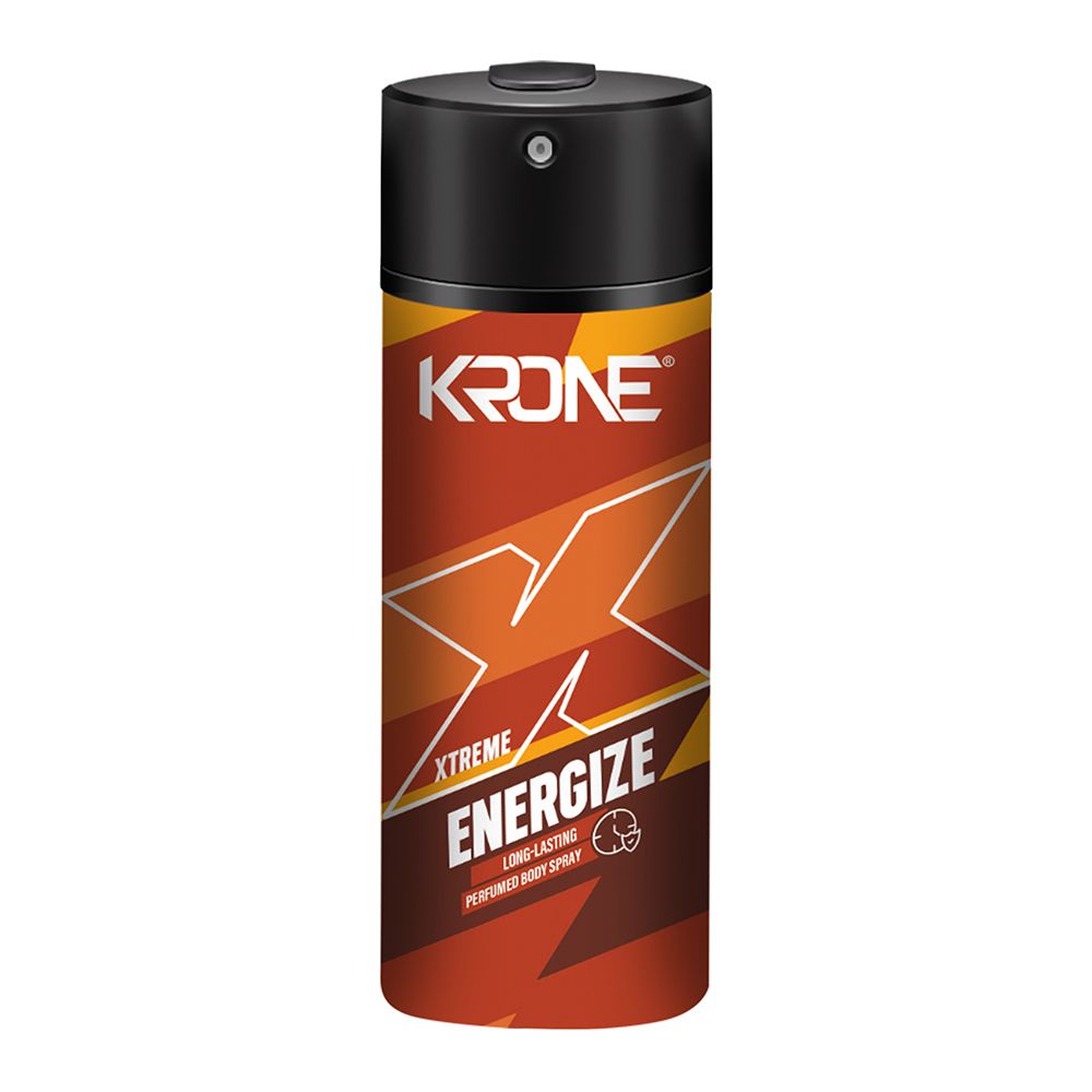 Krone Xtreme Energize Body Spray, For Men, 150ml