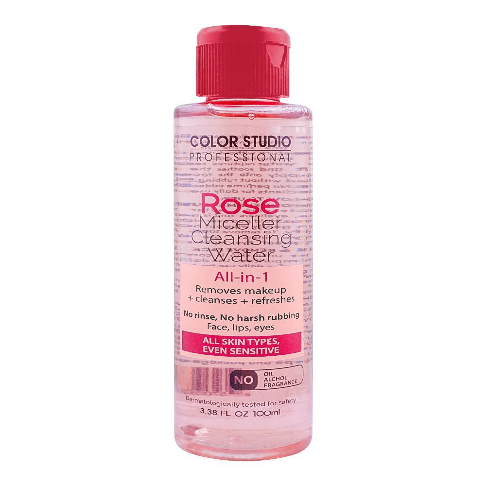 Color Studio Rose All-In-1 Miceller Cleansing Water, 100ml