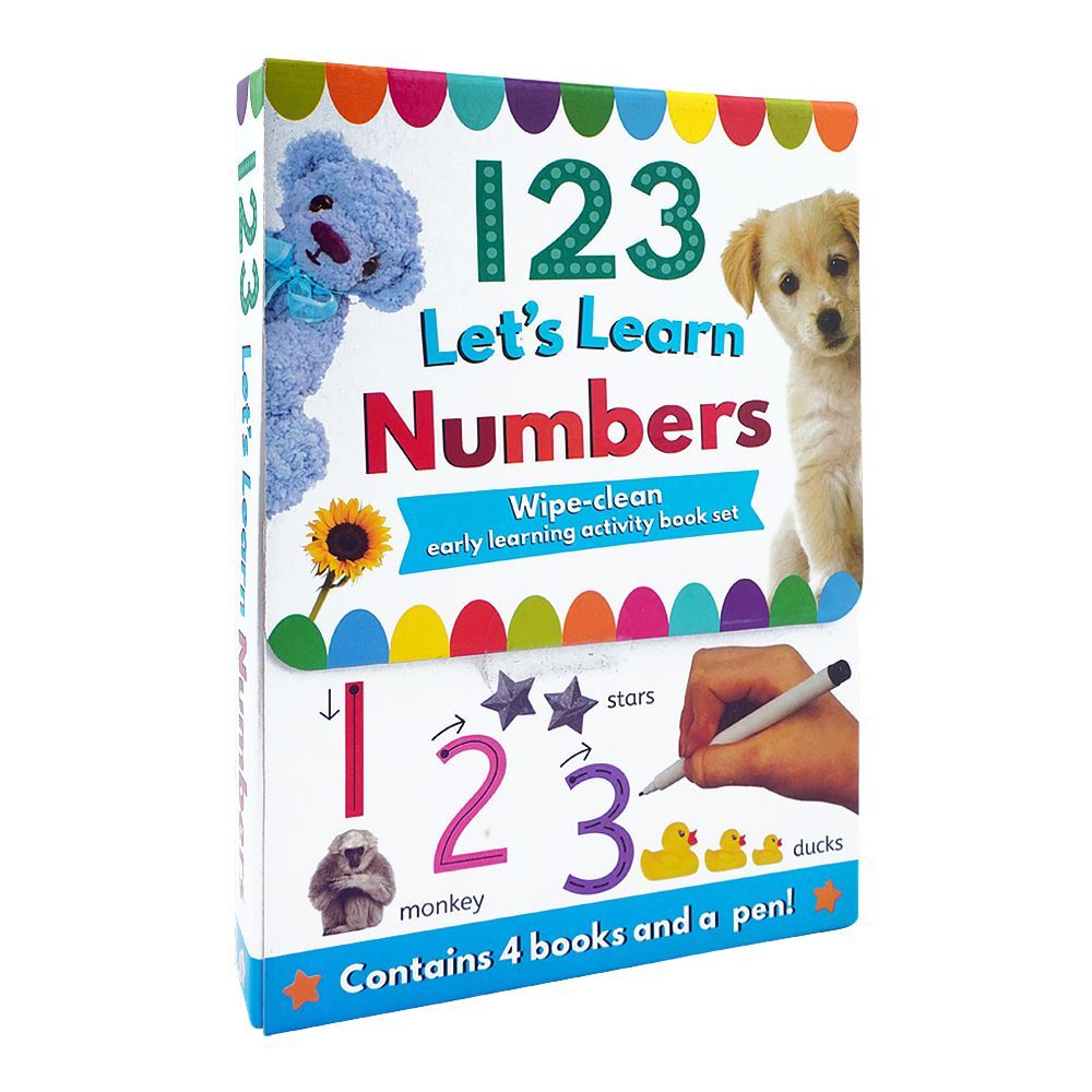 123 Let’s Learn Numbers, Wipe & Clean Book