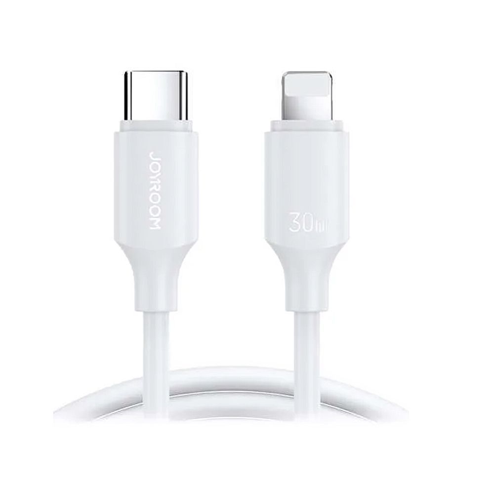 Joyroom 20W Type-C To Lightening Fast Charging 1m Data Cable, White, S-CL020A9