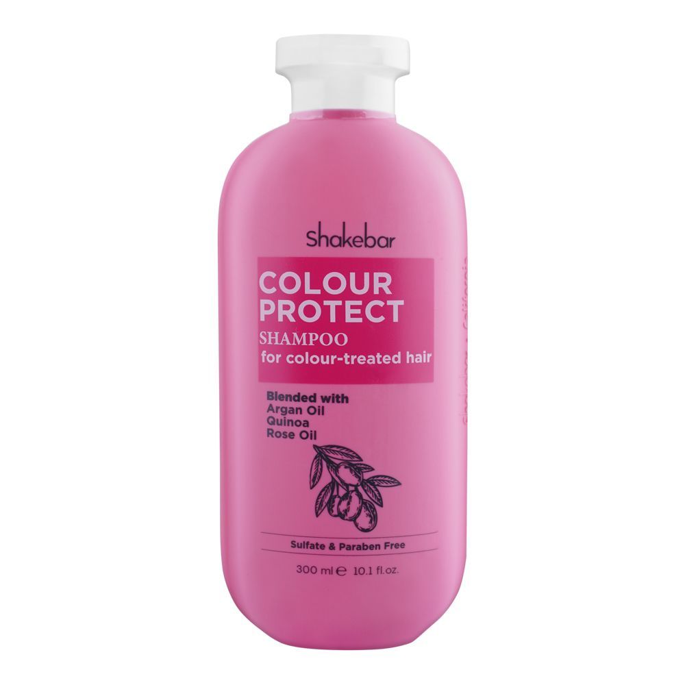 Shakebar Colour Protect Sulfate & Paraben Free Shampoo, For Color-Treated Hair, 300ml