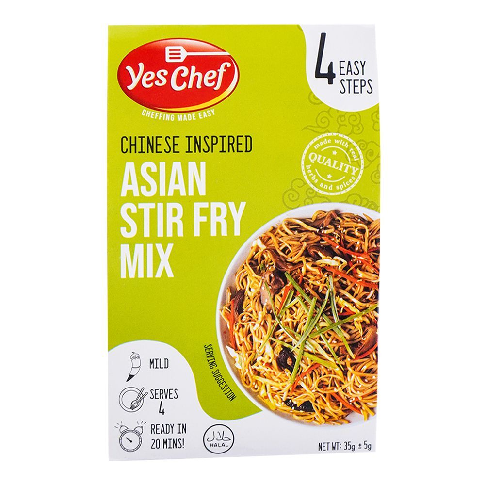 Yes Chef Asian Stir Fry Mix 4 Steps, 35g + 5g