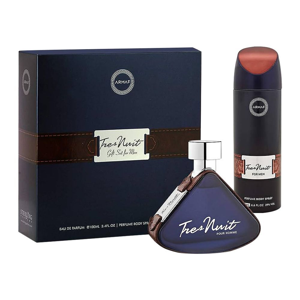 Order Armaf Tres Nuit Gift Set For Men, Eau De Toilette 100ml