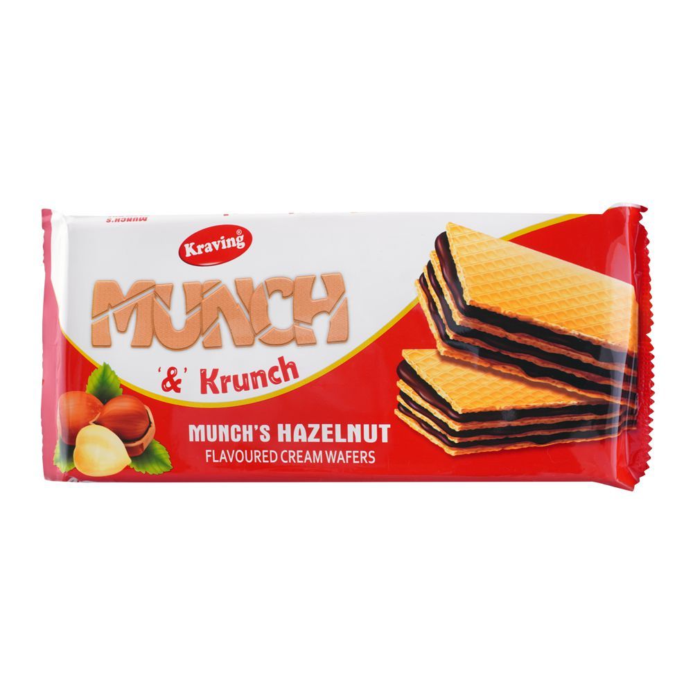 Munch & Krunch Hazelnut Wafer, 75g