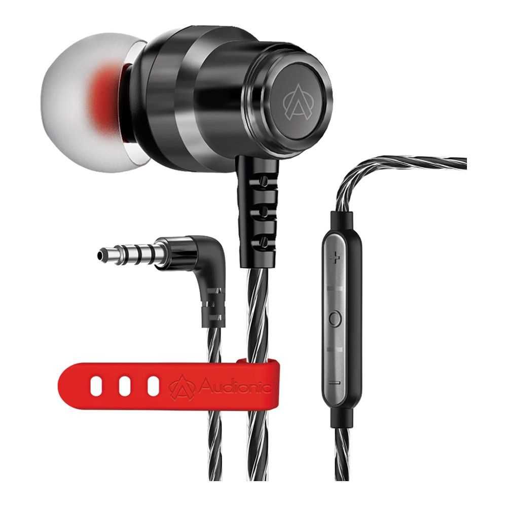 Order Audionic Prime X Powerful Magnet Earphones, Gun Metal Online