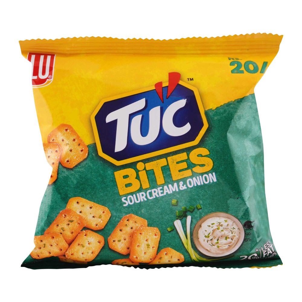 LU Tuc Bites Sour Cream & Onion Fried Chips, 10.9g