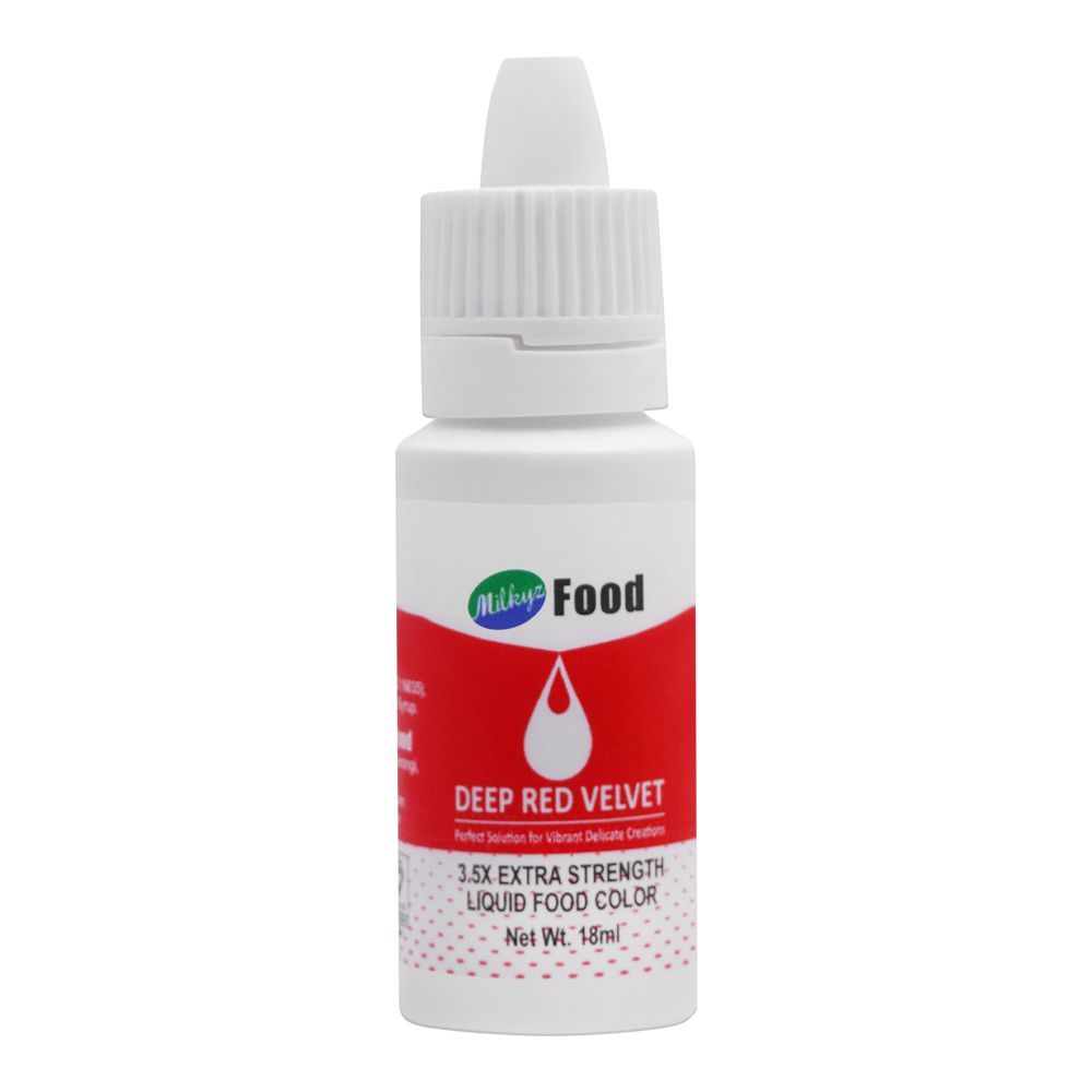 Milkyz Food Color, Deep Red Velvet, 18ml